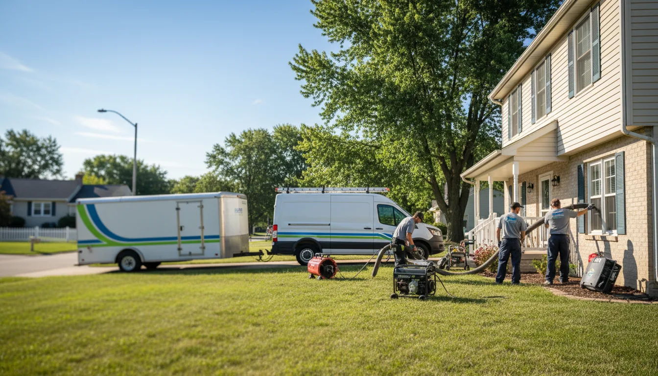 Flooded Basement Restoration And Cleanup With Repair in Edmonson, TX near me